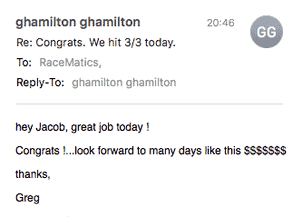 RaceMatics testimonial mobile 18