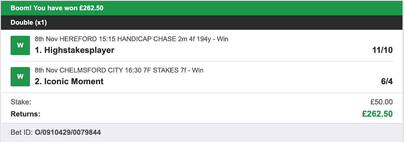 RaceMatics - Winner Multi - 2022-11-08