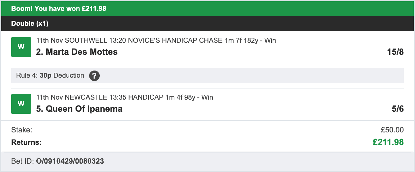 RaceMatics - Winner Multi - 2022-11-10